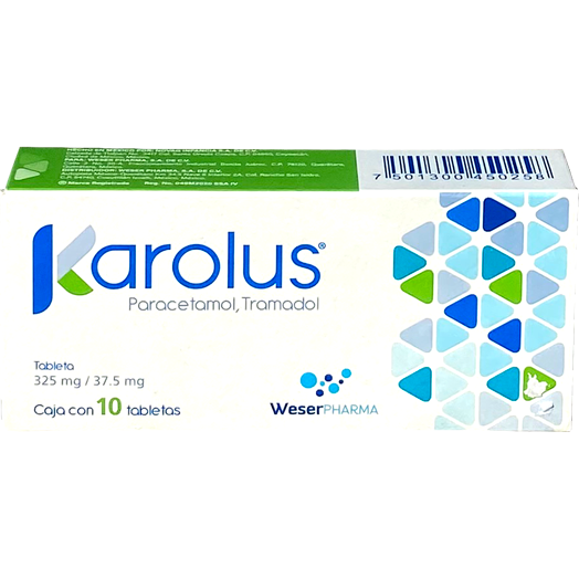 KAROLUS 325 37 5 MG TAB C 10