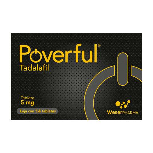 TADALAFIL POVERFUL 5 MG 14 TAB