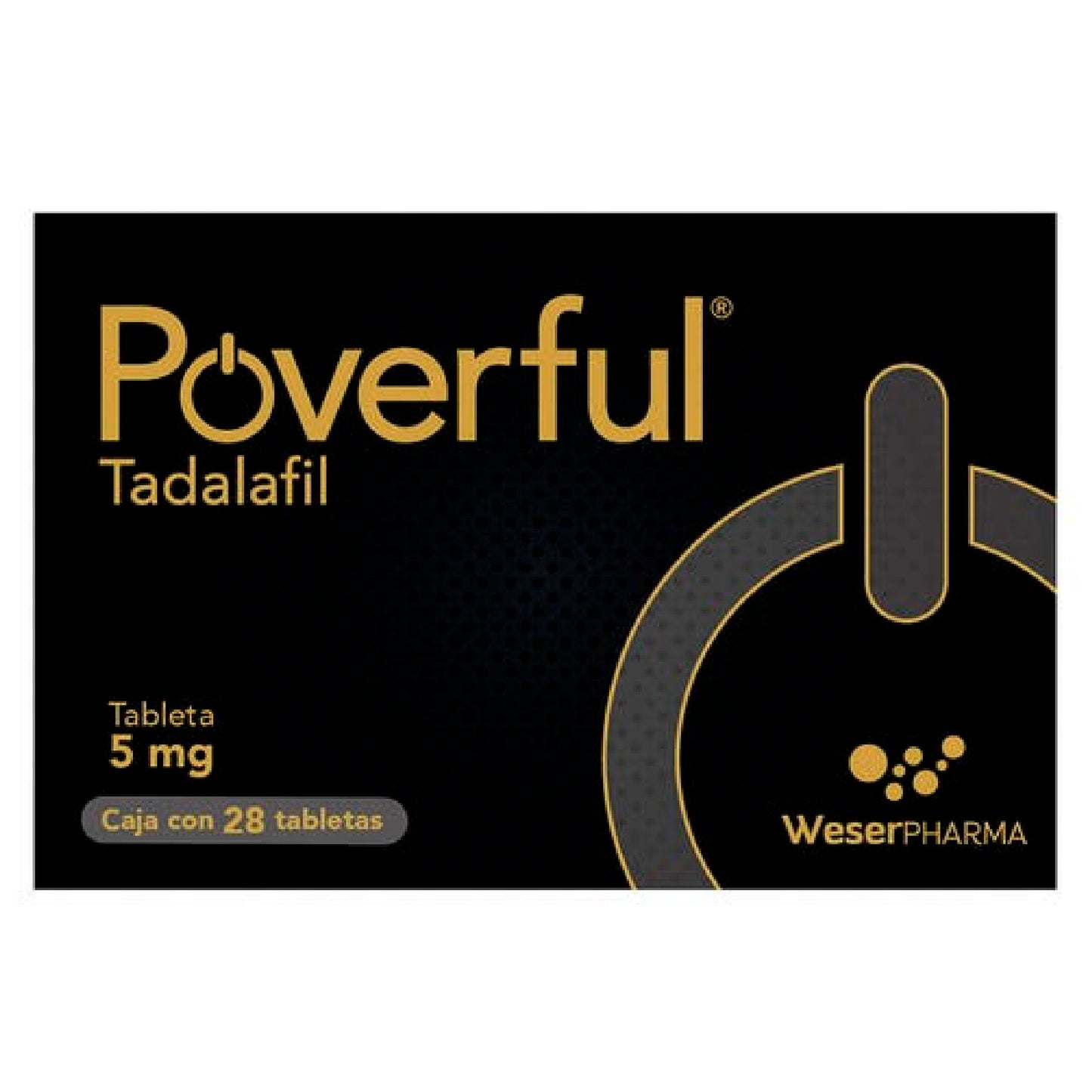 TADALAFIL POVERFUL 5 MG 28 TAB