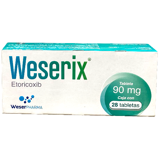 WESERIX 90 MG TAB 28