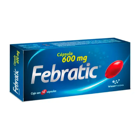 FEBRATIC 600MG C10