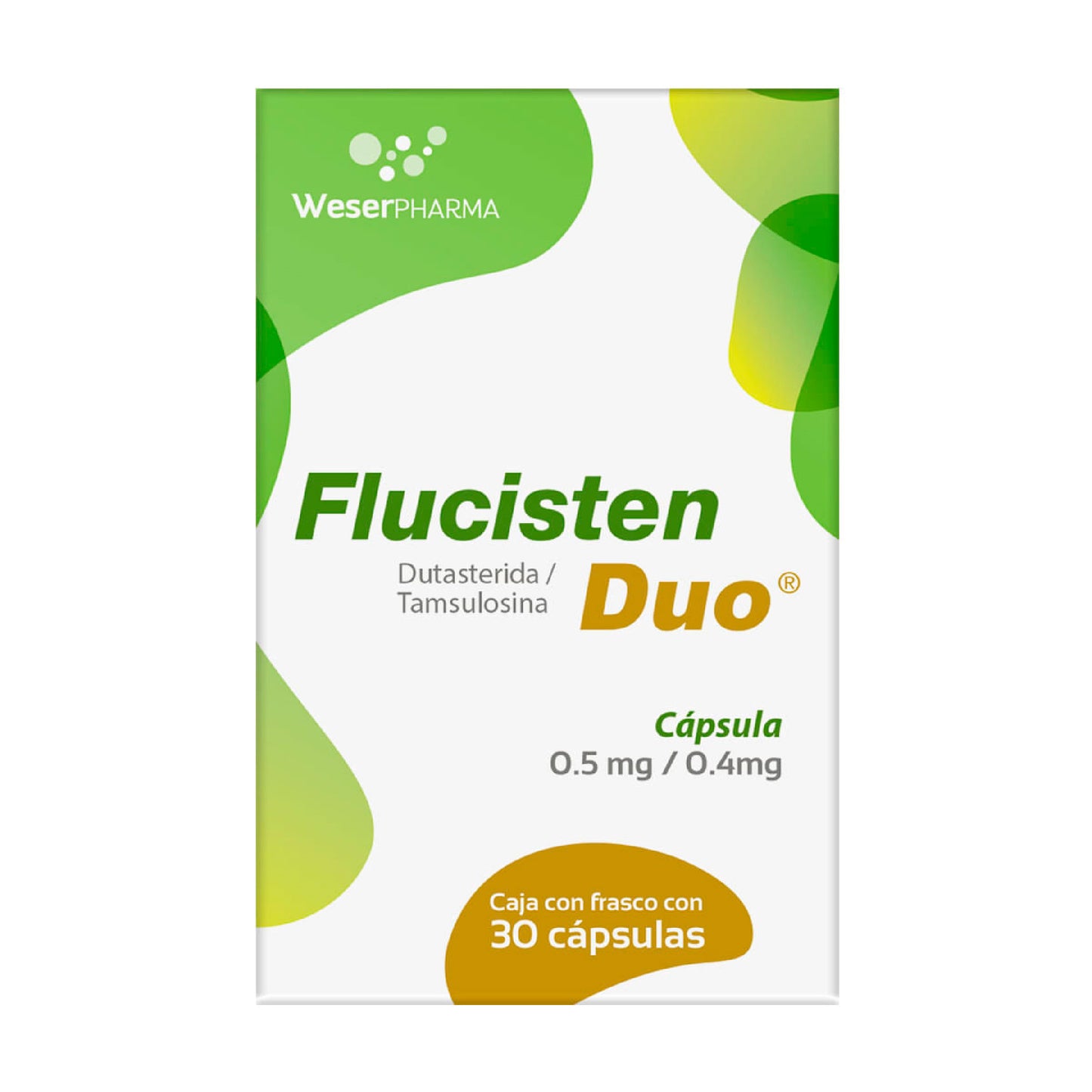 FLUCISTEN DUO 0 50 4MG 30 CAPS