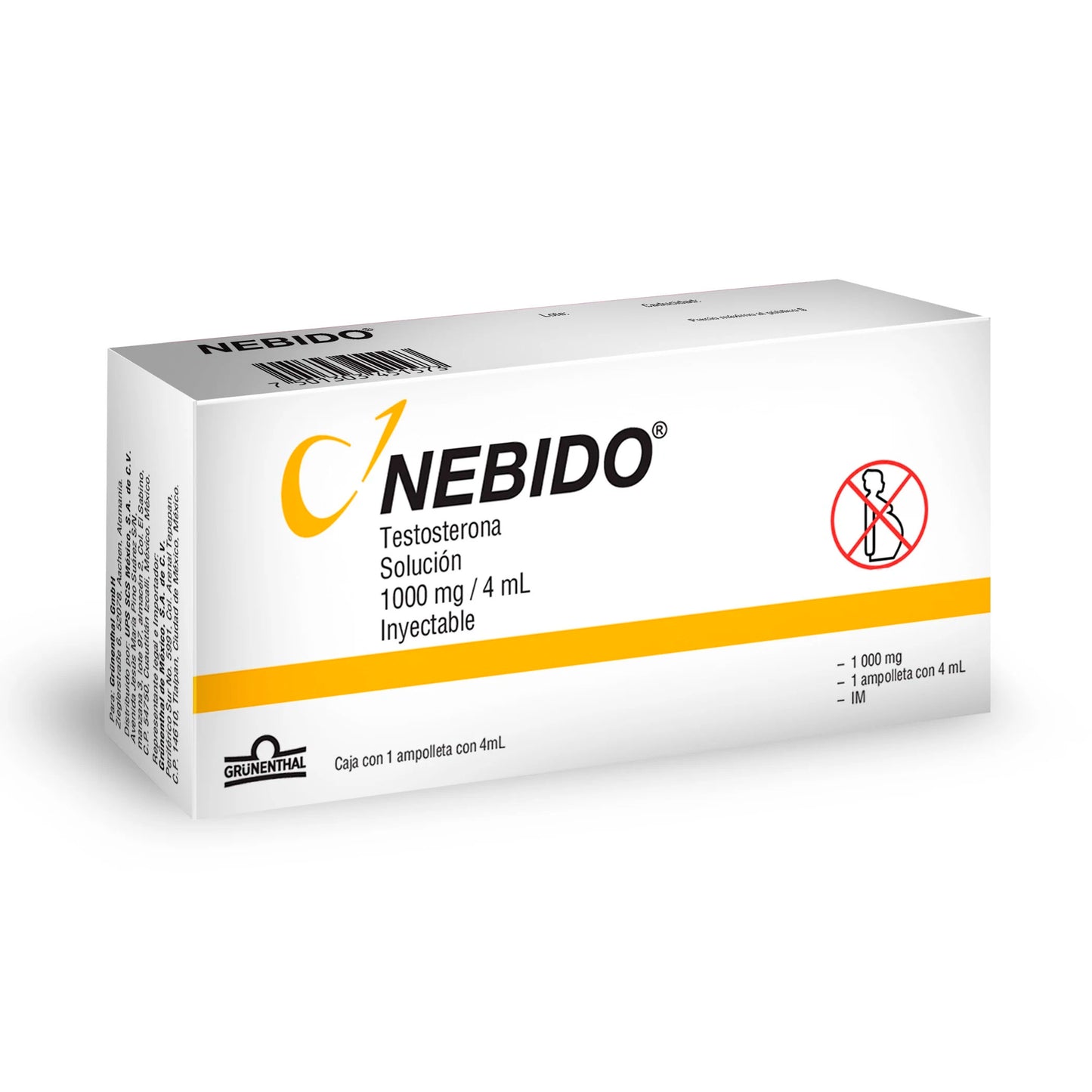 NEBIDO IM 1000 MG AMP 1X4 ML 394