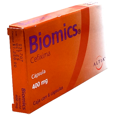 BIOMICS 400 MG CAPS 6 043