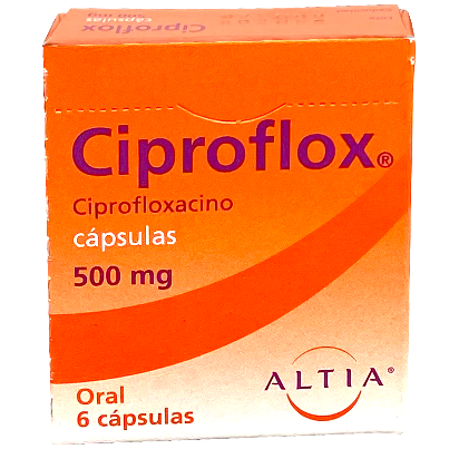 CIPROFLOX 500 MG CAPS6