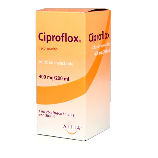 CIPROFLOX INY 400 MG 200 ML