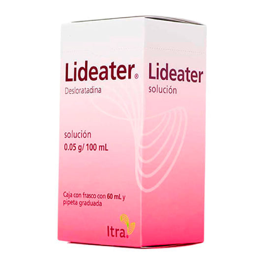 LIDEATER SOLUCION 60ML 0 05G