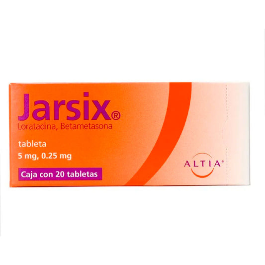 JARSIX 20 TABS 5MG 0 25MG