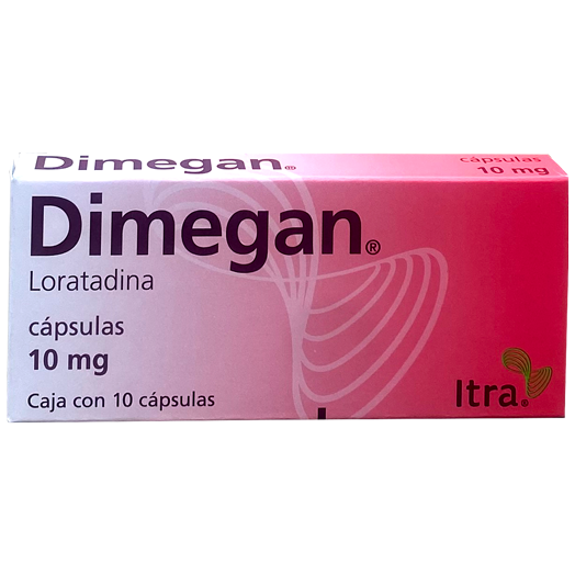 DIMEGAN 10 MG CAPS 10