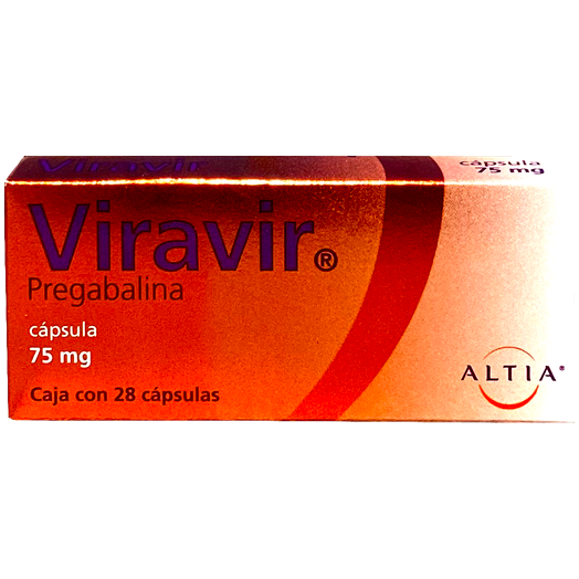 VIRAVIR 75 MG CAPS 28