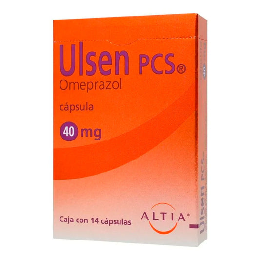 ULSEN PCS 40 MG CAPS 14 108