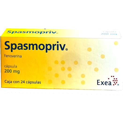 SPASMOPRIV 200 MG CAPS 24