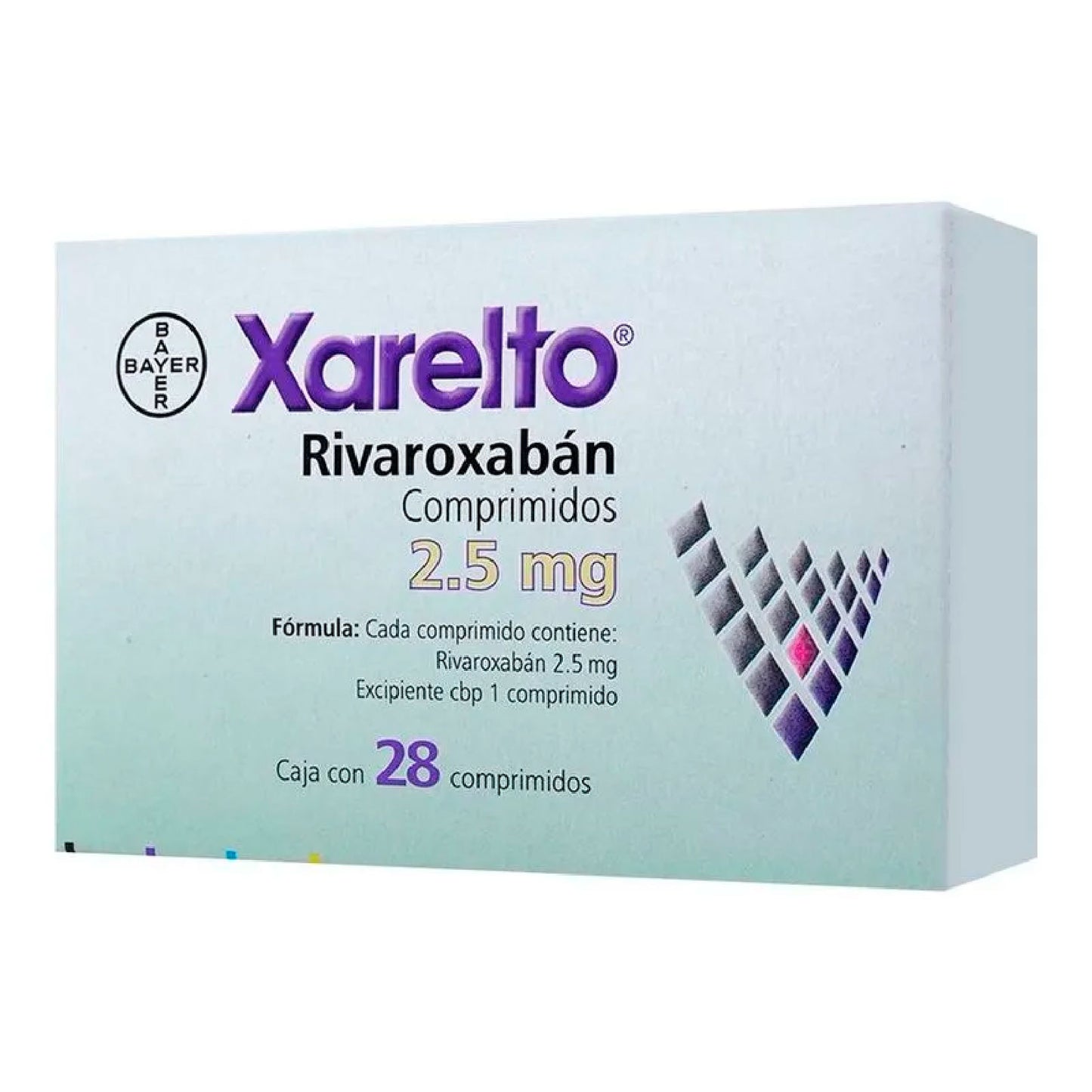 XARELTO 2 5MG C 28 COMPRIMIDOS