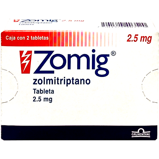 ZOMIG 2 5 MG TAB 2