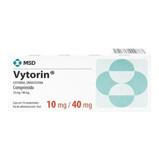 VYTORIN 10 40 MG CPR 14 - 7501326000383