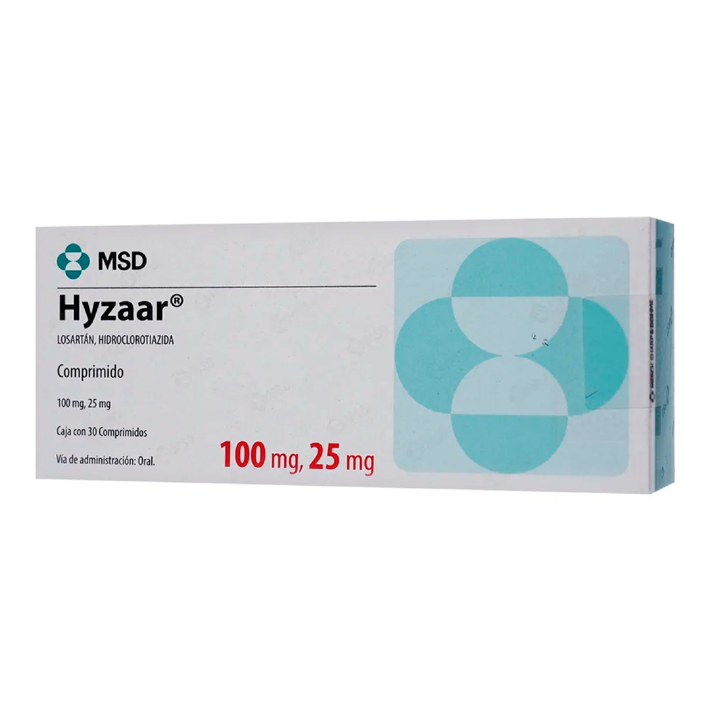HYZAAR 100 25MG CPR 30