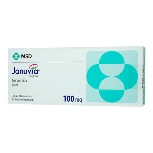 JANUVIA 100 MG CPR RECUB 14