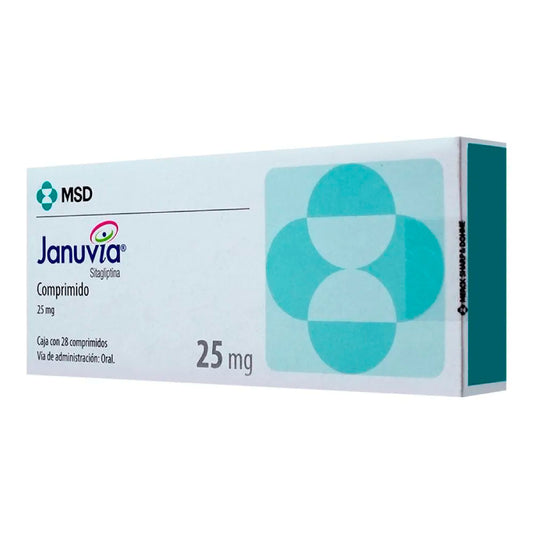 JANUVIA 25 MG CPR RECUB 28