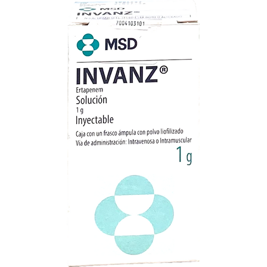 INVANZ 1 G SOL INY F A