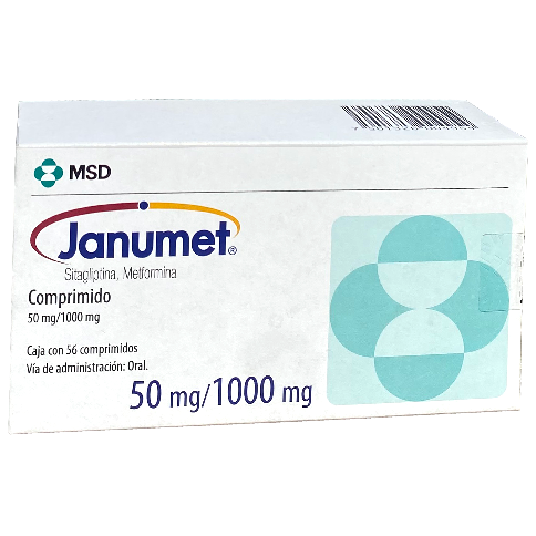 JANUMET 50 1000MG 56CPR RECU 162