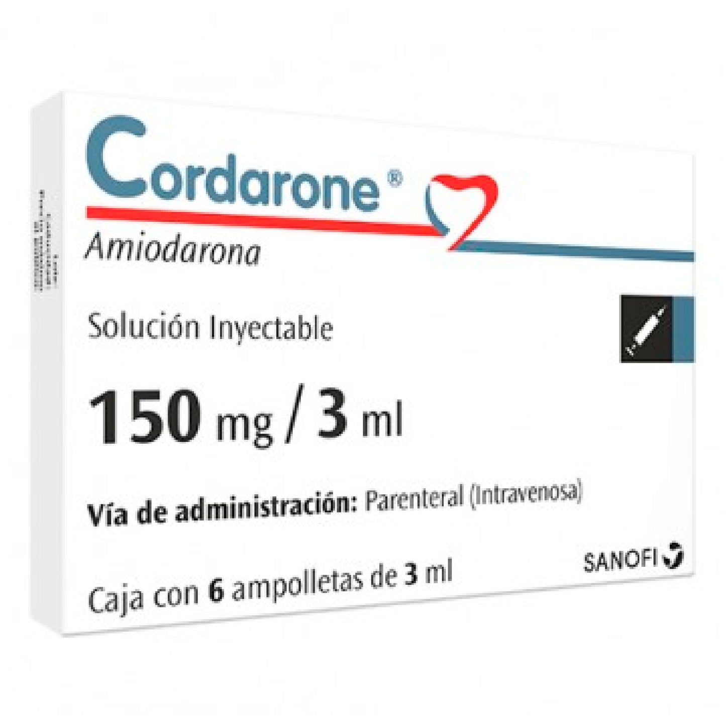 CORDARONE 150 MG AMP 6X3 ML
