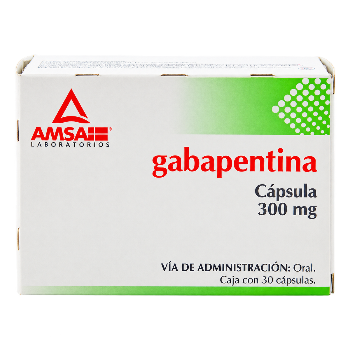 GABAPENTINA  300M C 30 CAPS AMSA — fondo transparente, formato 1:1