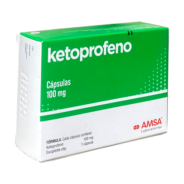KETOPROFENO 100 MG 15 CAP AMSA