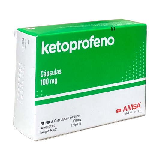 KETOPROFENO 100 MG 15 CAP AMSA