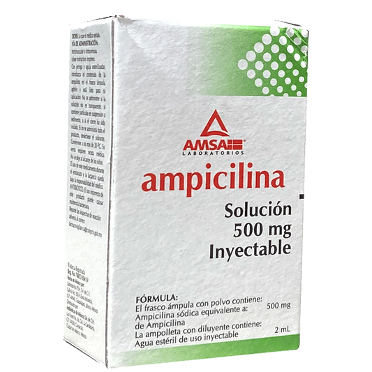 AMPICILINA 500MG C 2 AMP AMSA