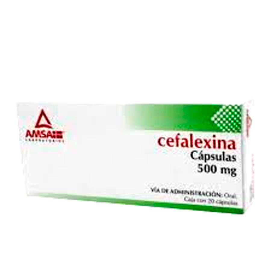 CEFALEXINA 500MG CAP C20 AMSA