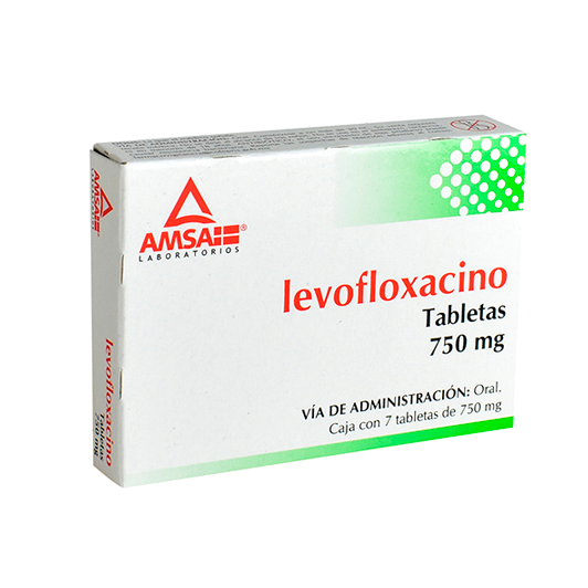 LEVOFLOXACINO 750MG TAB C7  AMSA