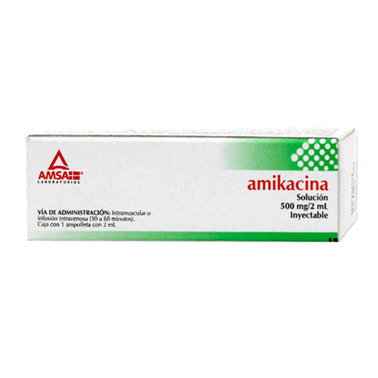 AMIKACINA IM 500MG AMP1X2 LGEN