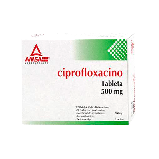 CIPROFLOXACINO 500MG TAB14 AMS LGEN