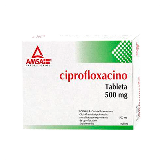 CIPROFLOXACINO 500MG TAB14 AMS LGEN