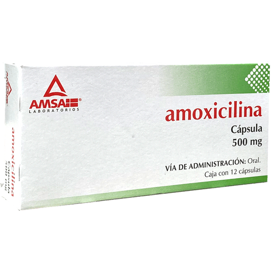 AMOXICILINA 500MG CAPS 12 AMSA