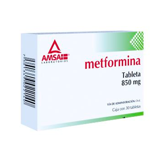 METFORMINA 850MG TAB30 AMSA