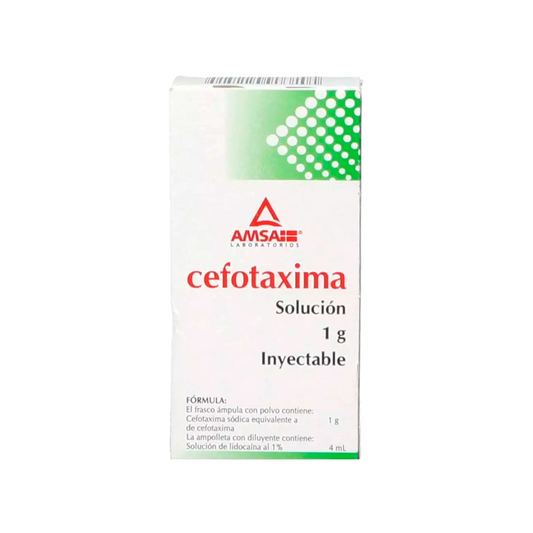 CEFOTAXIMA SOL INY 1G 4ML AMSA