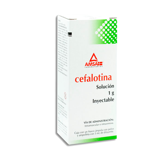 CEFALOTINA 1GR C 1 AMP AMSA