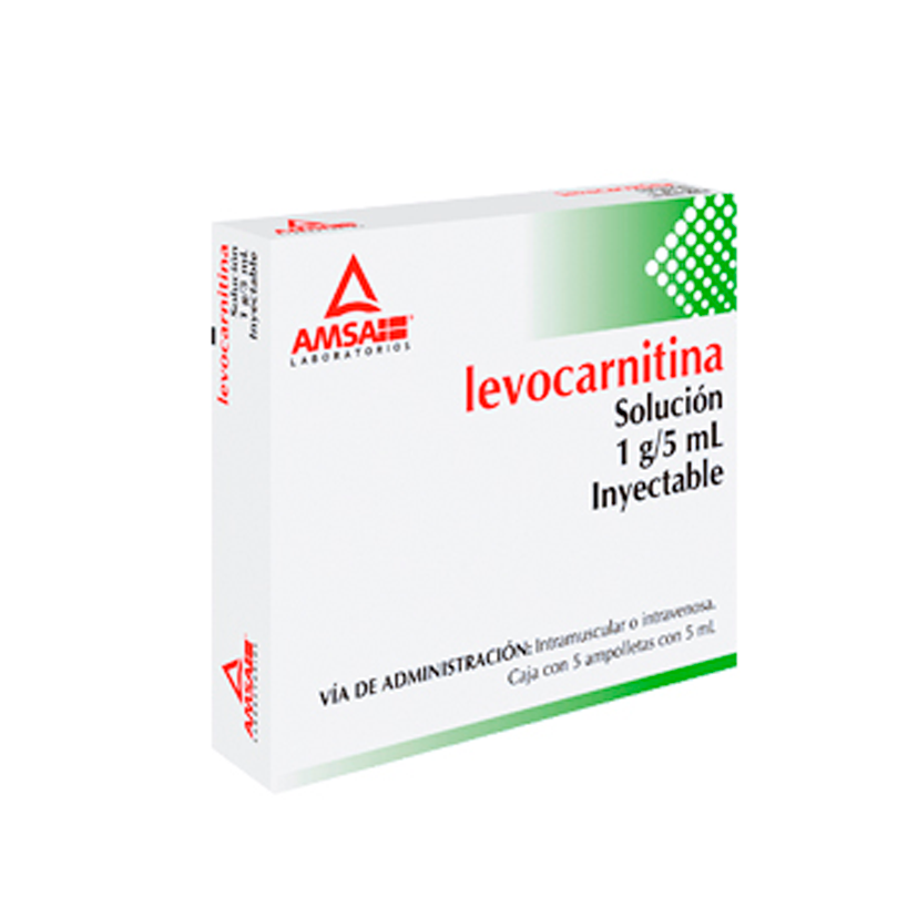 LEVOCARNITINA 1G 5ML AMP C5