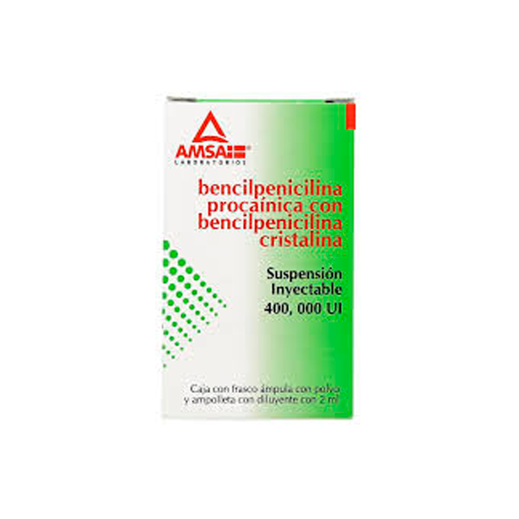 BENCILPENICILINA 400000UI 2ML AMP C4