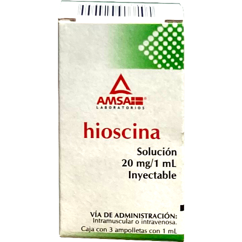 HIOSCINA S INY 20 MG AMP 3 1 ML