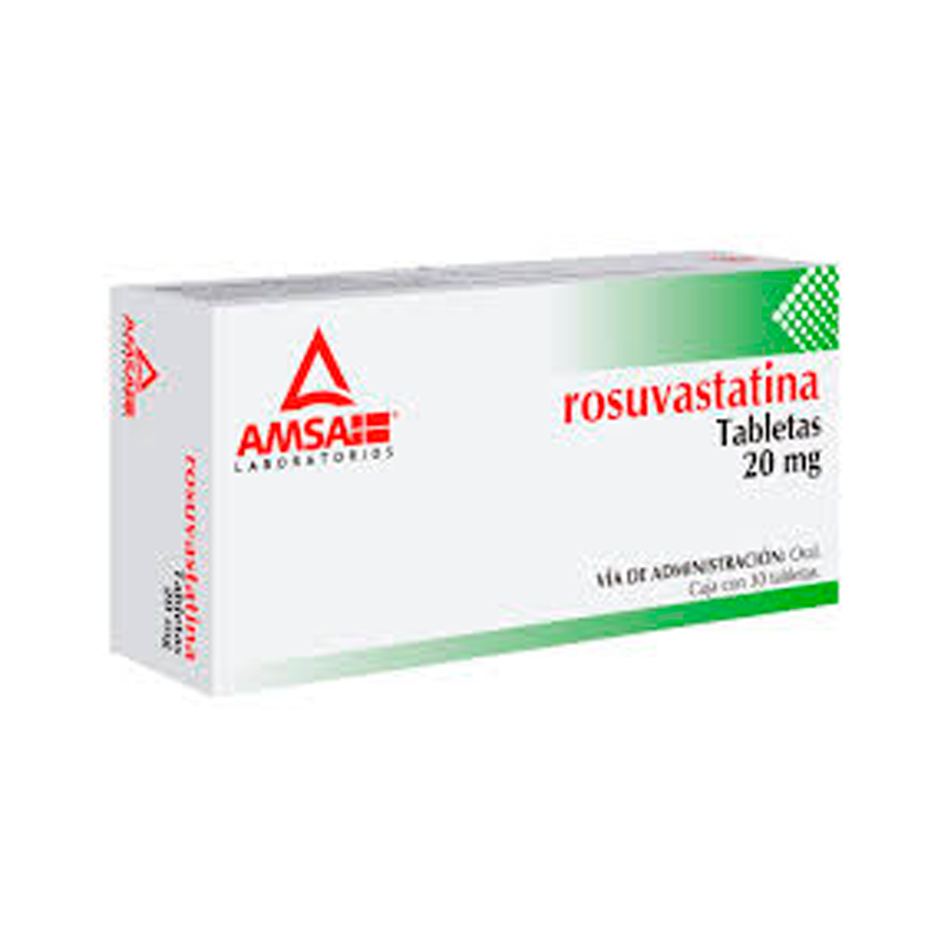 ROSUVASTATINA 20MG TAB C30  AMSA