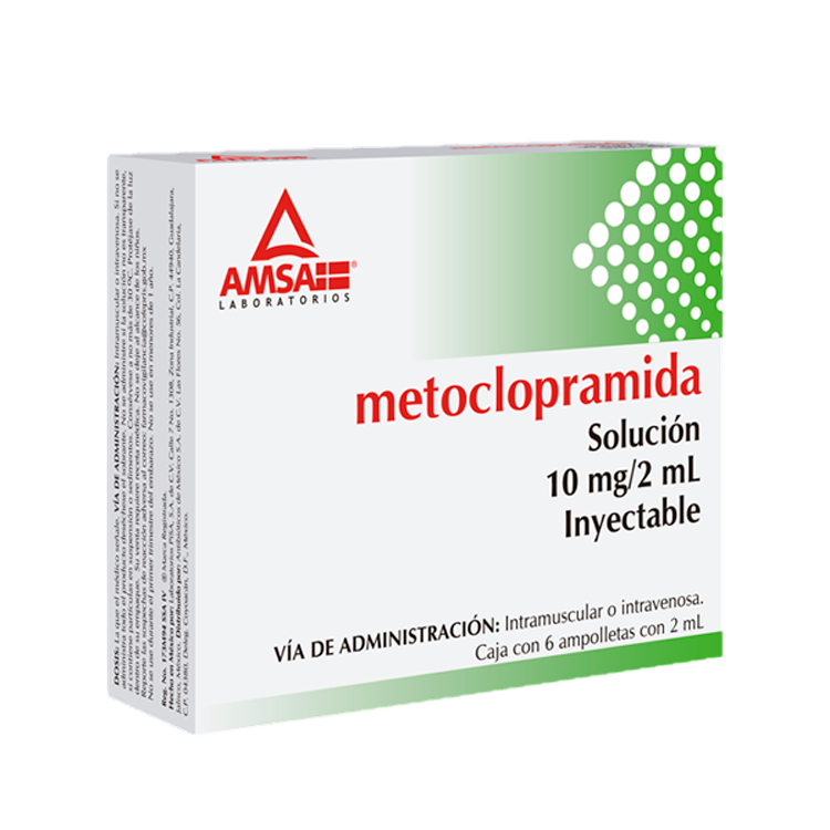 METOCLOPRAMIDA A6 10MG 2ML AMSA