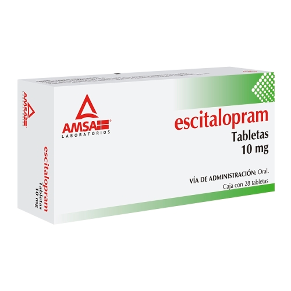 ESCITALOPRAM 10MG TAB 28 AMSA