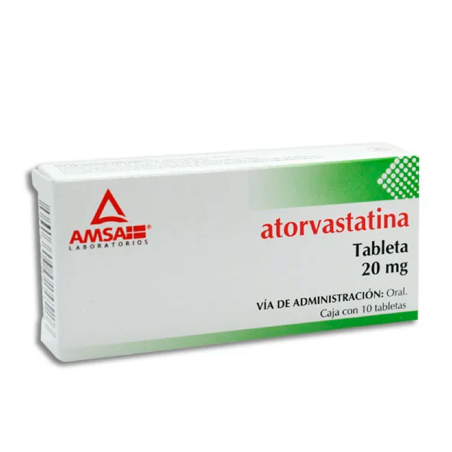 ATORVASTATINA 20MG TAB 10 AMSA