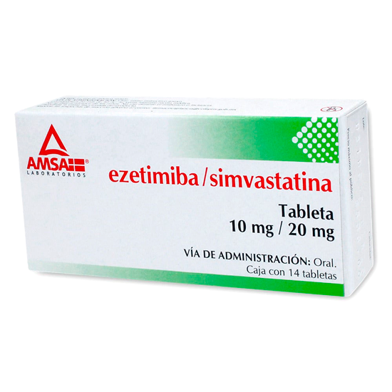 EZETIMIBA SIMVASTATINA 10MG 20MG C 14T