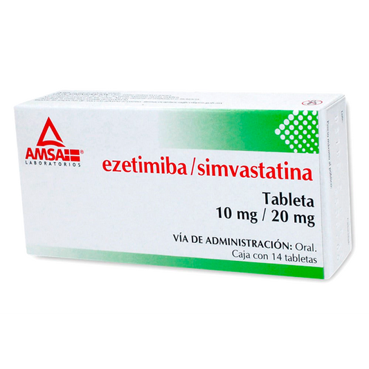 EZETIMIBA SIMVASTATINA 10MG 20MG C 14T