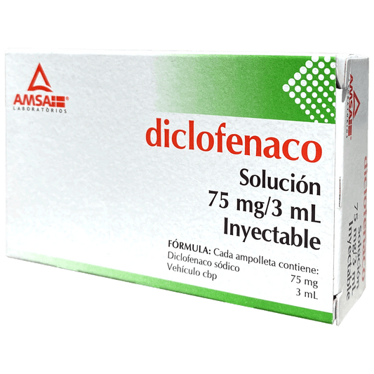 DICLOFENACO INY75MG 2X3ML AMSA LGEN