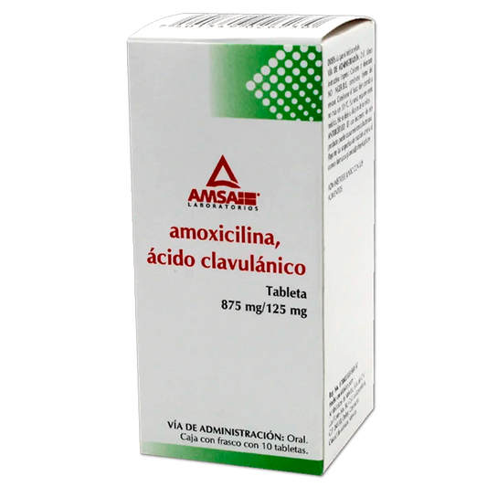 AMOX A CLAV 875 125 TAB10 AMSA LGEN