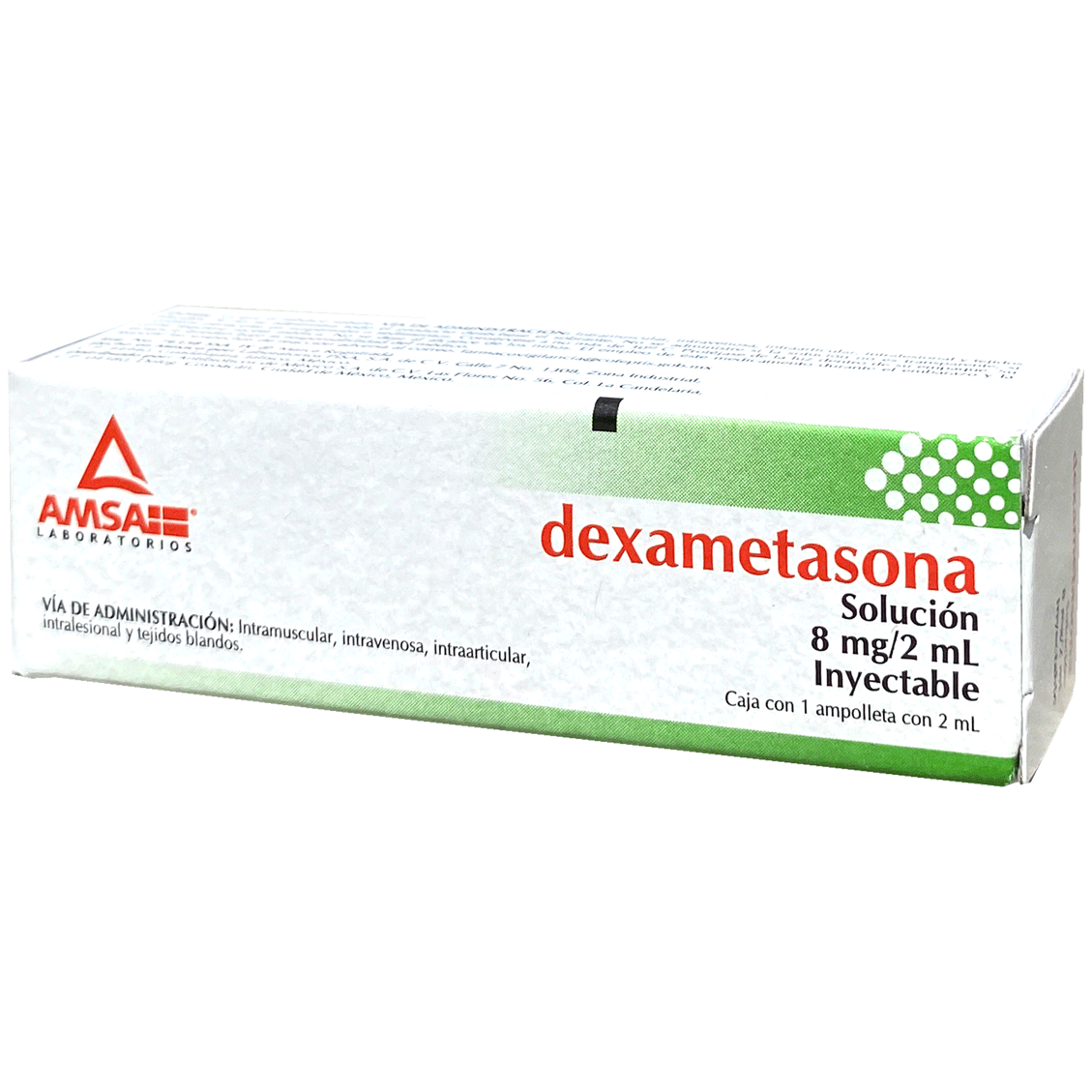 DEXAMETASONA 8MG S I 2ML AMSA